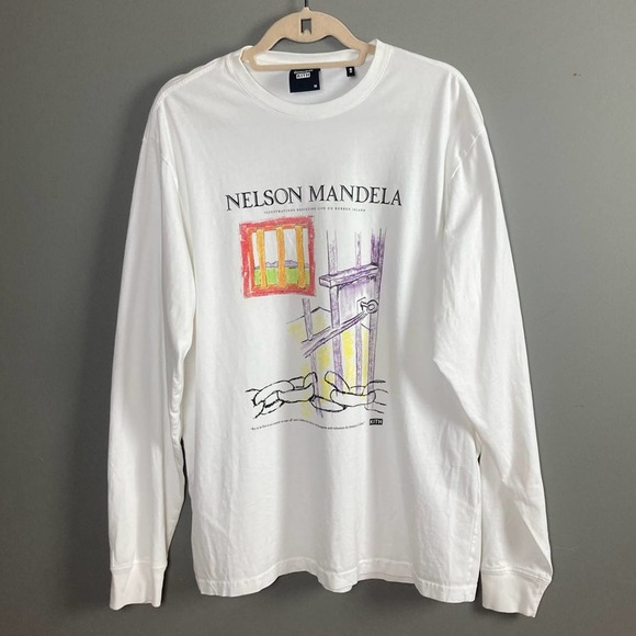Kith Shirts Kith Tshirt Nelson Mandela Limited Edition Long Sleeve